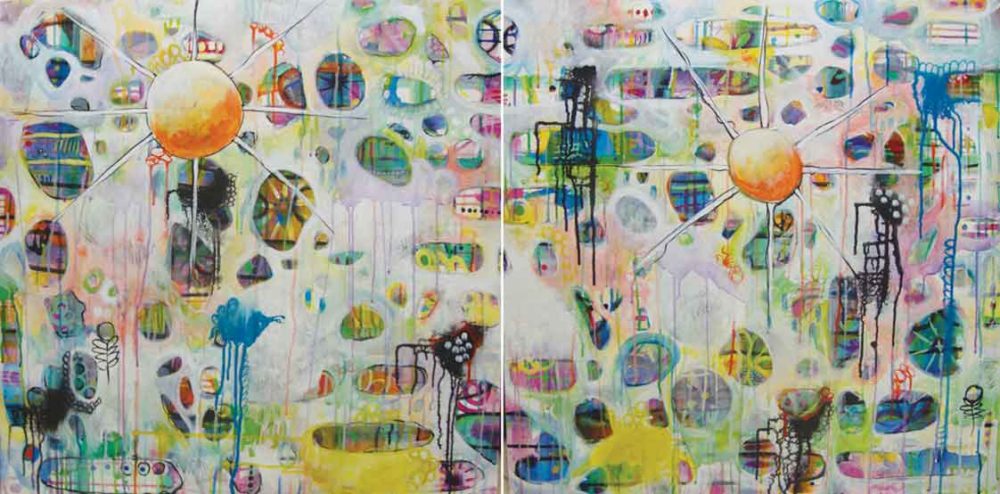 ANNE MARIE OLIVER, art, painting, mixed media, life, sun, abstract, landscapes, nature, bold, vibrant, beautiful, energetic, home decor, modern, contemporary, interiordesign, interiordecor, inspiration, visual, visions, poetry, fine art, grace, peace, love, journey, colorful, spiritual, dreams, memories, universalconnections